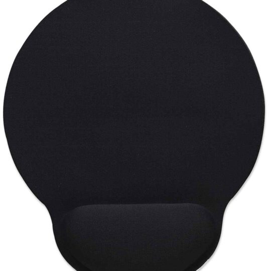 Mouse Pad con Descansa Muñecas, Negro