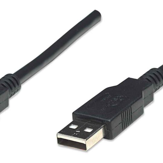 Cable para Dispositivos USB A de Alta Velocidad, 1.8m, Negro