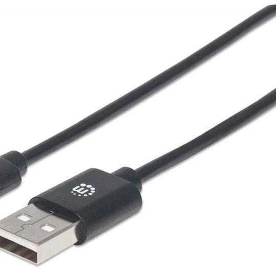 Cable para Dispositivos USB C, A macho/ C macho, 1 m, Negro