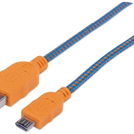 Cable USB A macho a Micro-B macho, 1 m