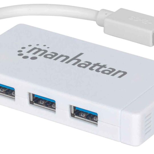 Hub de 3 puertos USB 3.0 con Adaptador Gigabit Ethernet