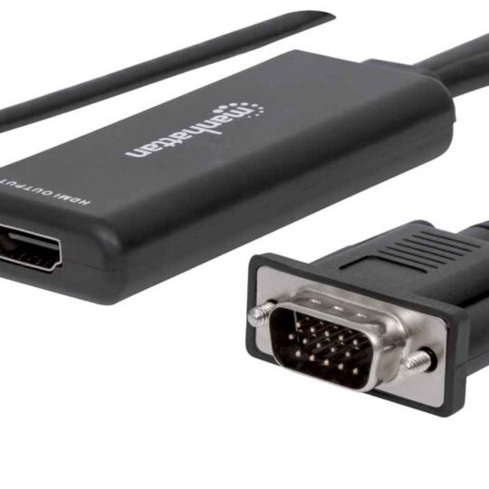 Convertidor de VGA y USB a HDMI