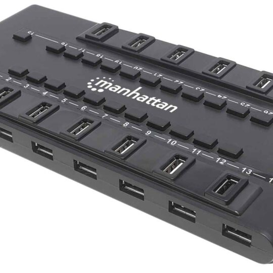 MondoHub II con 28 puertos USB