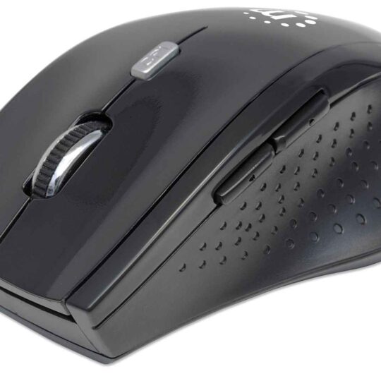 Ratón óptico inalámbrico Curve, Negro