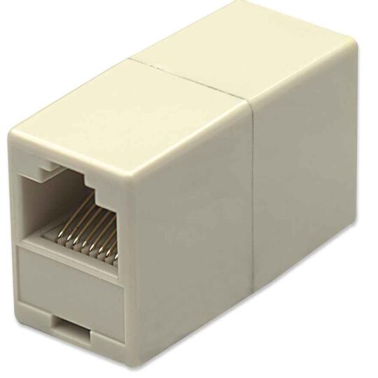 Acople Modular RJ45 CAT5E, Hembra a Hembra UTP