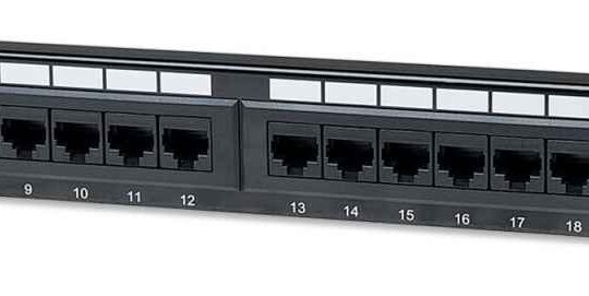 Panel de Parcheo Cat6, 24 puertos