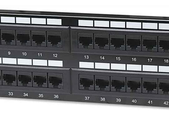 Panel de Parcheo Cat6, 48 Puertos