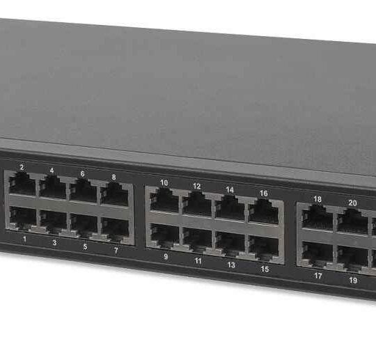 Switch Administrable por Web Gigabit Ethernet de 24 puertos PoE+ y 2 puertos SFP