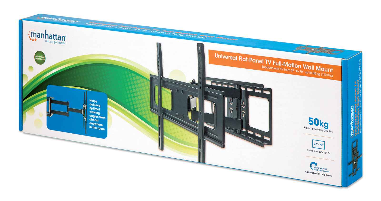  PIXSF2 - Soporte de pared para TV de movimiento completo PIXSF2  para monitor de pantalla de TV LED LCD plana curvada de 13-32 pulgadas,  soporte de pared para TV inclinable PIMT5