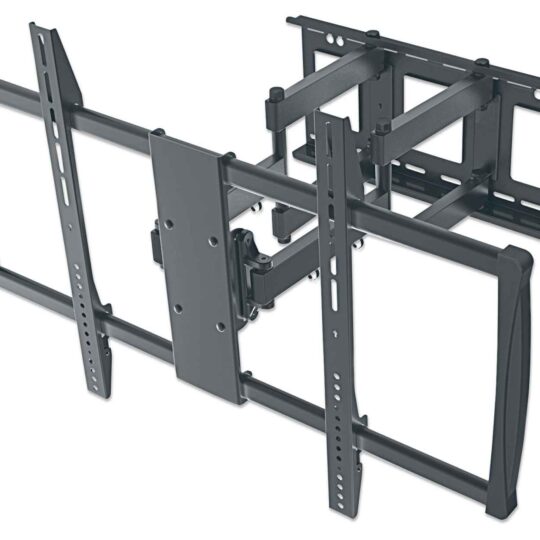 Soporte para TV, de pared, movimiento articulado, pantallas curvas o planas de 60" a 100" de máximo 80 kg