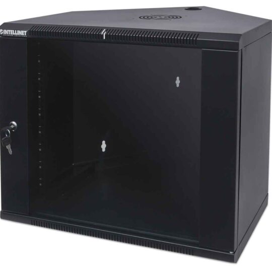 Gabinete de 19" para Montaje en Esquinas de Pared