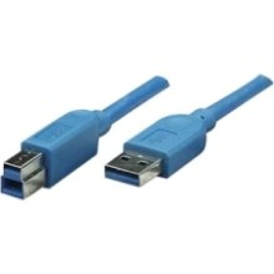 Cable USB 3.0 de Alta Velocidad, De A Macho A B Macho, 2 mts