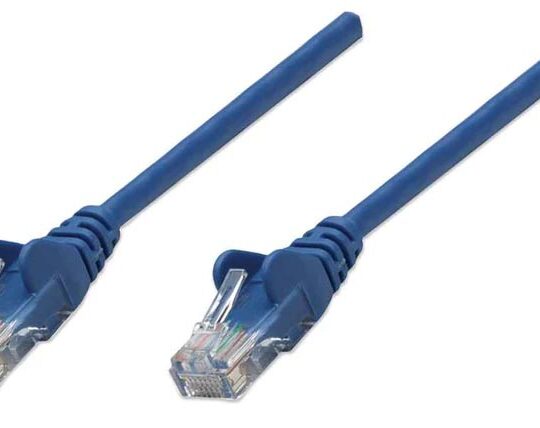 Cable de red, Cat5e, UTP, 0.5 m, Azul