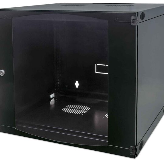 Gabinete de 19" para montaje en muro con doble sección