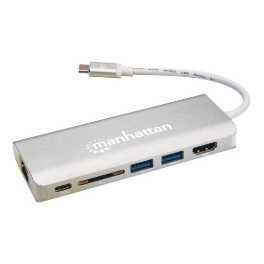 Docking Station multiplicador de puertos USB Tipo-C 6 en 1