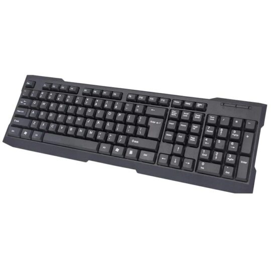 Teclado Mejorado, USB, Español, Negro