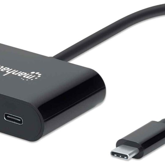 Convertidor USB-C a DisplayPort con puerto de PD